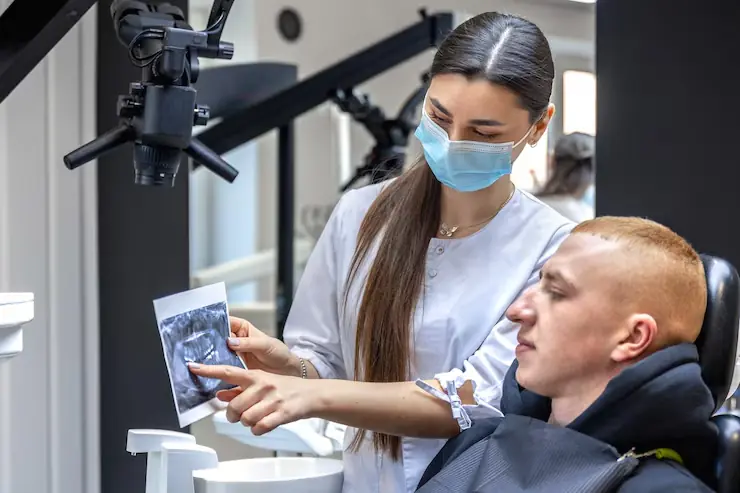 A modern dental clinic with new imaging equipment